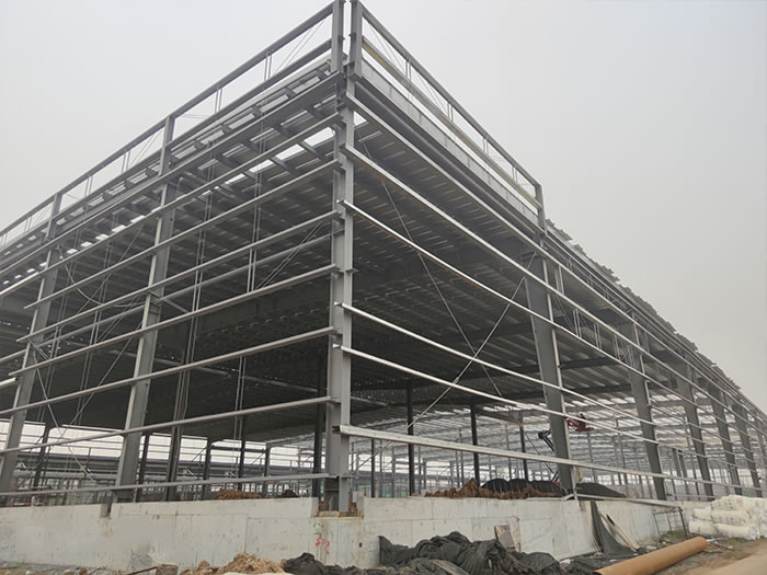 龙海钢结构厂房网架工程